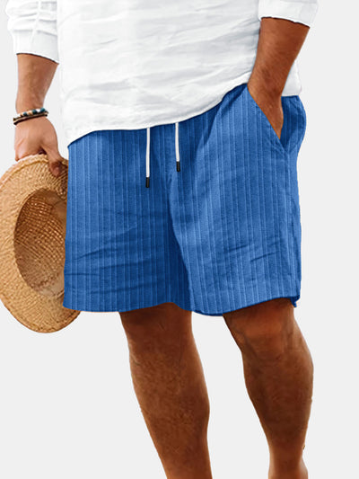 Gestreifte Badeshorts mit vertikalem Muster – Leicht, luftig & stilvoll