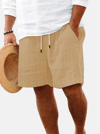 Gestreifte Badeshorts mit vertikalem Muster – Leicht, luftig & stilvoll