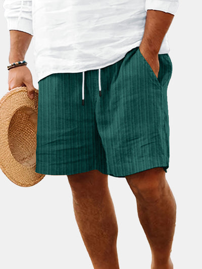 Gestreifte Badeshorts mit vertikalem Muster – Leicht, luftig & stilvoll