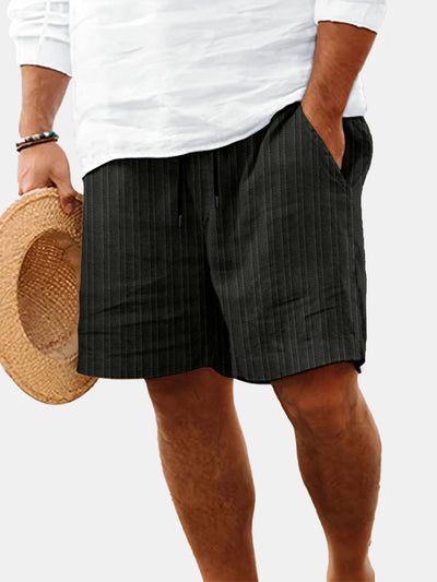 Gestreifte Badeshorts mit vertikalem Muster – Leicht, luftig & stilvoll