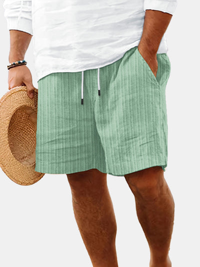 Gestreifte Badeshorts mit vertikalem Muster – Leicht, luftig & stilvoll